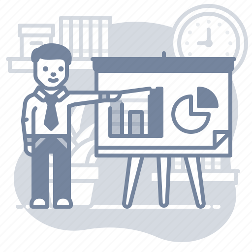 Presentation, employee, analytics, marketing icon - Download on Iconfinder