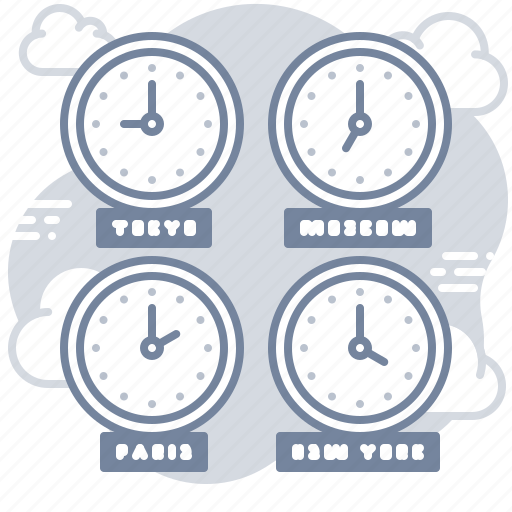 World, time, clock, zone icon - Download on Iconfinder
