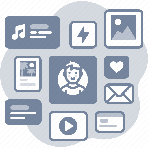 Content, posts, social media icon - Download on Iconfinder