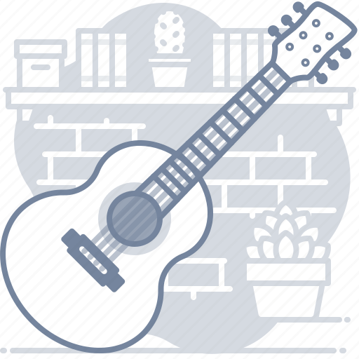 Acoustic, guitar, music, song icon - Download on Iconfinder