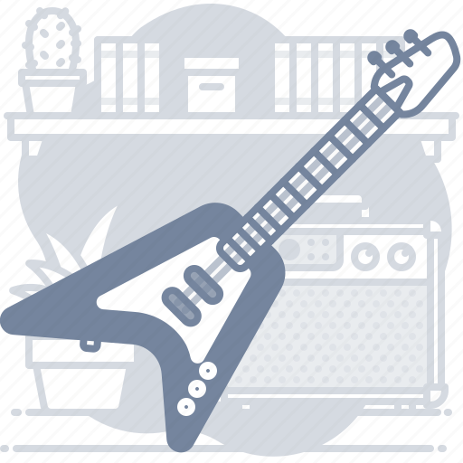 Electric, guitar, music, song icon - Download on Iconfinder