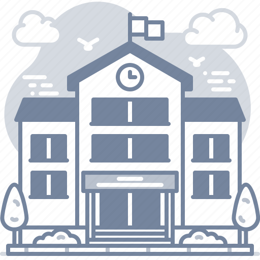 School, education, study, building icon - Download on Iconfinder