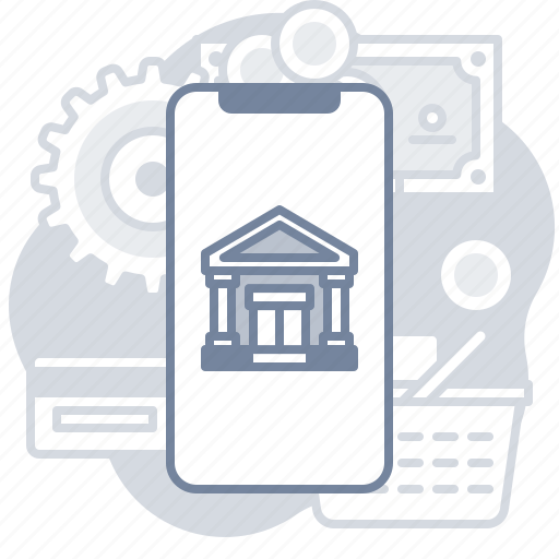 Online, bank, banking, smartphone icon - Download on Iconfinder