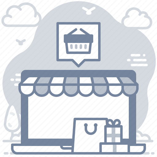 Online, shop, shopping, laptop icon - Download on Iconfinder