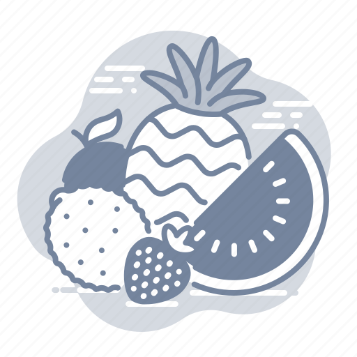 Fruits, pineapple, food, watermelon icon - Download on Iconfinder