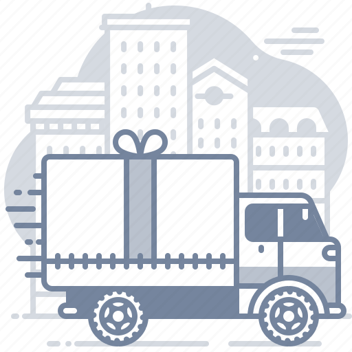 Gifts, presents, delivery, truck icon - Download on Iconfinder