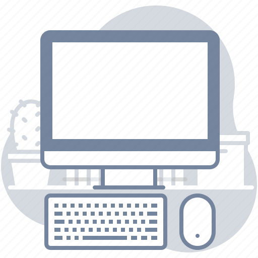 Desktop, computer, work, desk icon - Download on Iconfinder