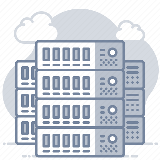 Hosting, servers, storage, cloud icon - Download on Iconfinder