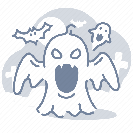 Cemetery, ghost, halloween, spirit icon - Download on Iconfinder