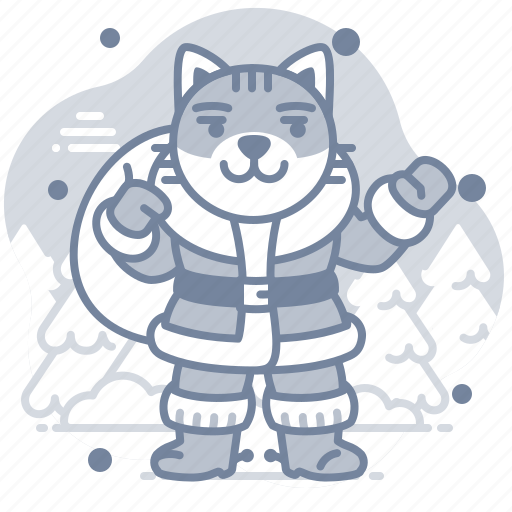 Cat, gifts, xmas, new, year icon - Download on Iconfinder