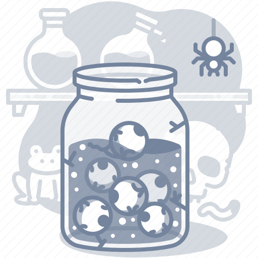 Jar, eyeball, halloween, eye icon - Download on Iconfinder