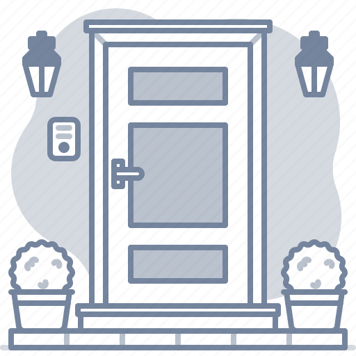 Interior, front, door, entrance icon - Download on Iconfinder