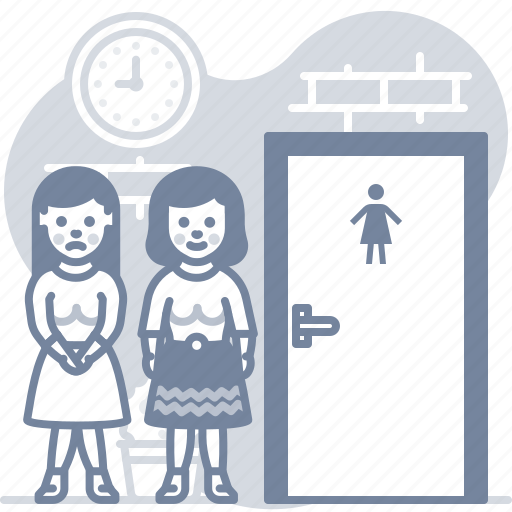 Women, toilet, wc, turn icon - Download on Iconfinder