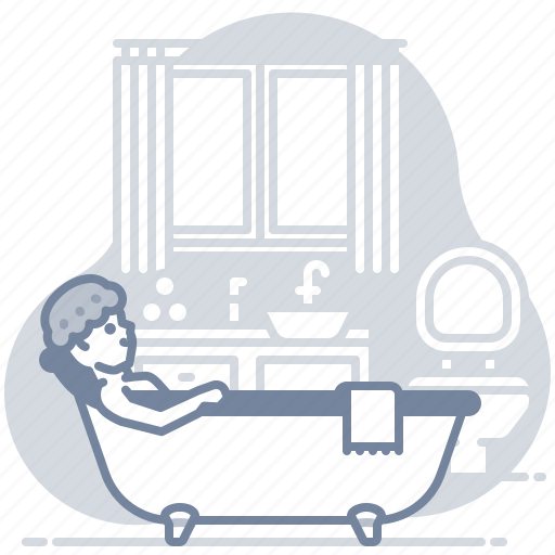 Bath, bathtub, relax, bathroom icon - Download on Iconfinder