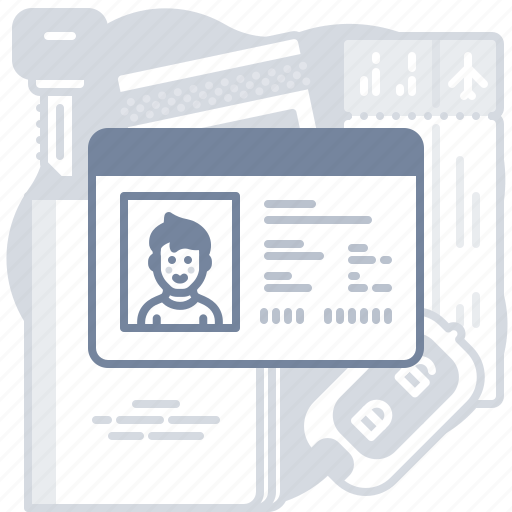 Driver, license, travel, id icon - Download on Iconfinder