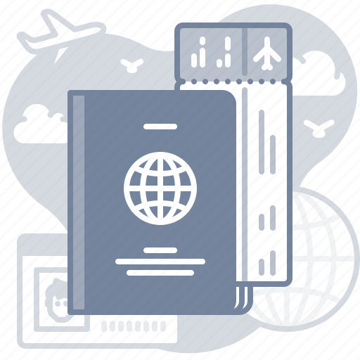 Travel, passport, flight, ticket icon - Download on Iconfinder