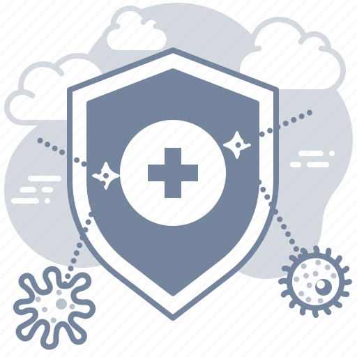 Healthcare, medicine, protection, shield, virus icon - Download on Iconfinder