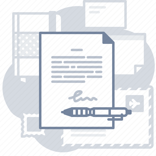 Letter, document, sign, agreement icon - Download on Iconfinder