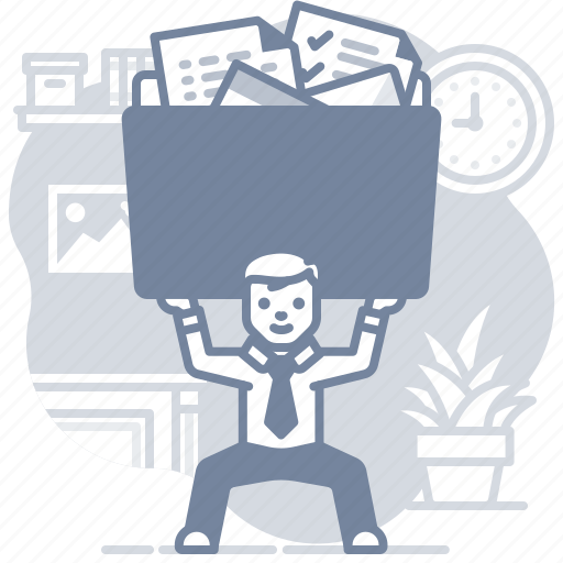 Work, files, folder, office icon - Download on Iconfinder