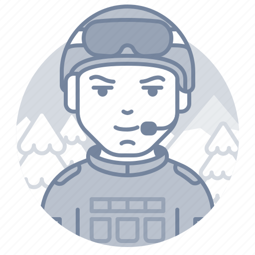 Military, soldier, man, avatar icon - Download on Iconfinder
