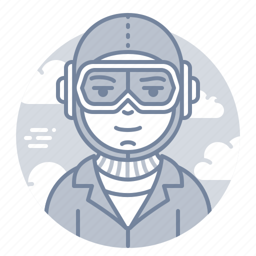 Pilot, aviator, man, avatar icon - Download on Iconfinder