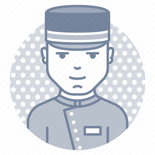 Doorman, steward, man, avatar icon - Download on Iconfinder