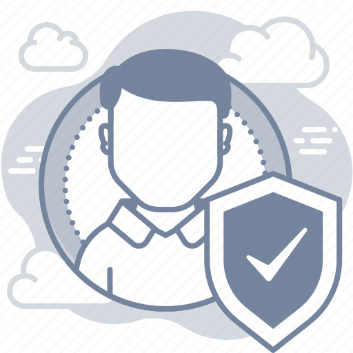 Account, insurance, person, safe, shield icon - Download on Iconfinder