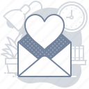 love, valentine, mail, letter