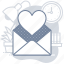 love, valentine, mail, letter 