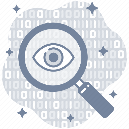 Spy, inspect, search, data, eye icon - Download on Iconfinder