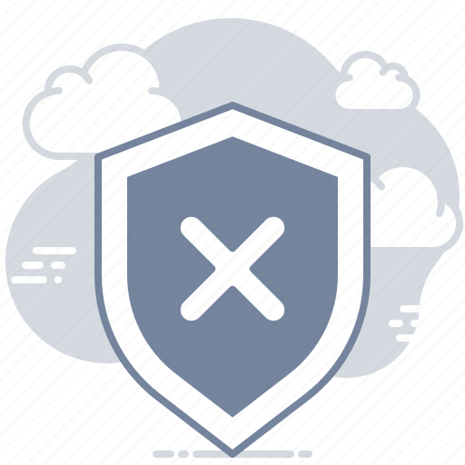 Shield, protection, warning, error icon - Download on Iconfinder