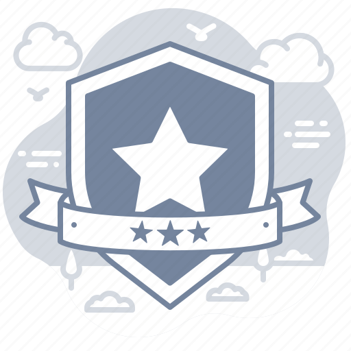 Protection, shield, star, top icon - Download on Iconfinder