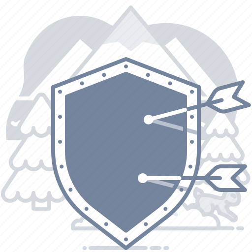 Shield, medieval, defense, protection icon - Download on Iconfinder