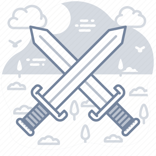 Attack, battle, weapons, swords, war icon - Download on Iconfinder