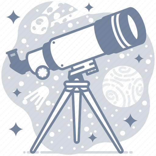 Discover, glass, space, telescope icon - Download on Iconfinder