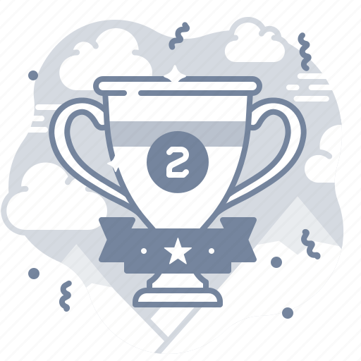 Prize, cup, winner, second icon - Download on Iconfinder