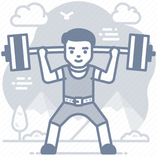 Sport, barbell, weightlifter icon - Download on Iconfinder