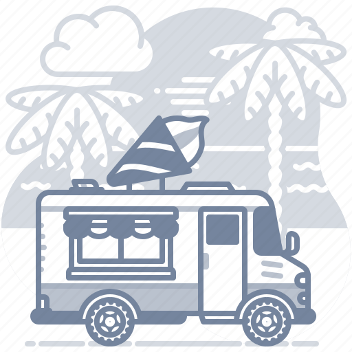 Ice, cream, food, truck, street icon - Download on Iconfinder