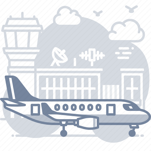 Airplane, plane, flight, airport, fly icon - Download on Iconfinder