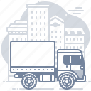 delivery, truck, transport, logistics
