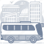 bus, city, transport 