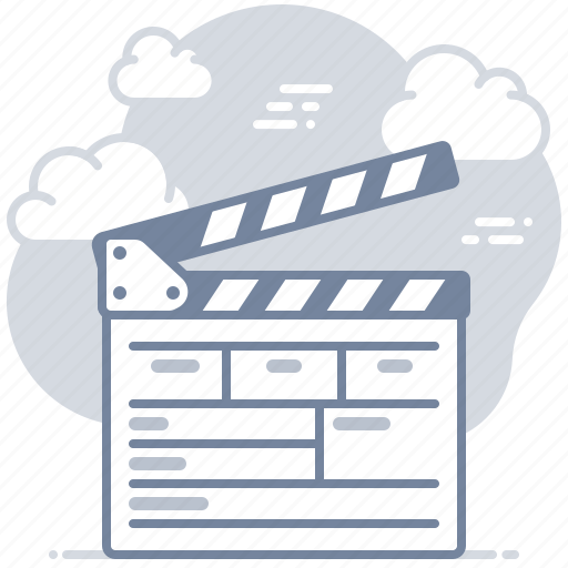 Cinema, clapper, movie, video icon - Download on Iconfinder