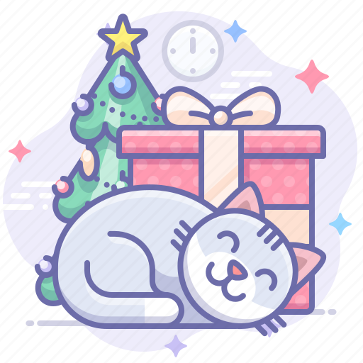 Cat, christmas, gift icon - Download on Iconfinder