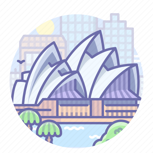 Australia, opera, sydney, landmark icon - Download on Iconfinder