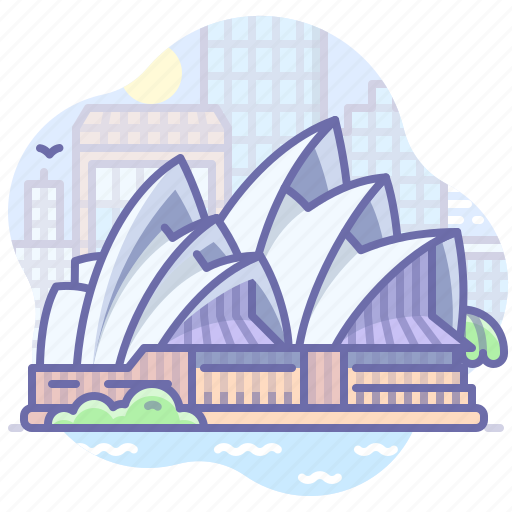 Australia, house, opera, landmark icon - Download on Iconfinder