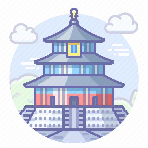 Beijing, china, temple, landmark icon - Download on Iconfinder