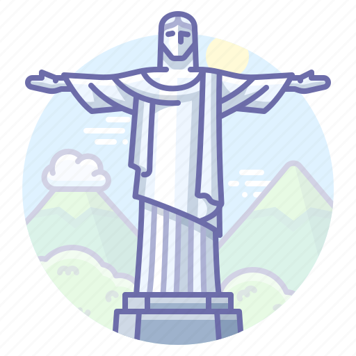 Brazil, jesus, landmark icon - Download on Iconfinder