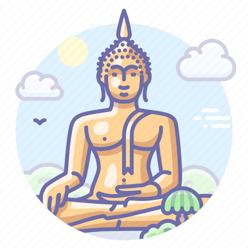 Buddha, thailand, landmark icon - Download on Iconfinder
