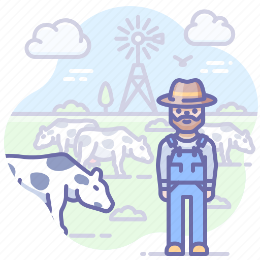 Cow, farm, farmer icon - Download on Iconfinder