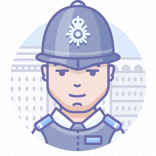 London, man, police icon - Download on Iconfinder
